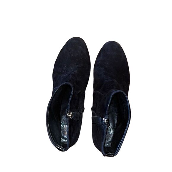 Eileen Fisher Black Suede Booties Size 7 1/2 - Picture 2 of 5